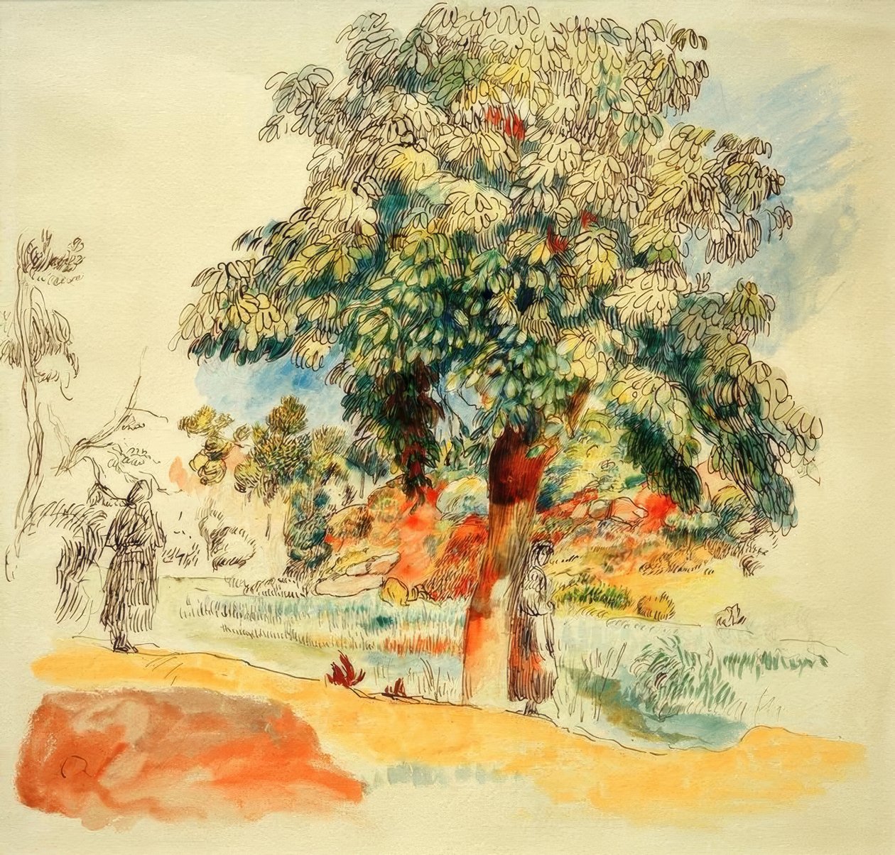Südliche Landschaft von Pierre Auguste Renoir