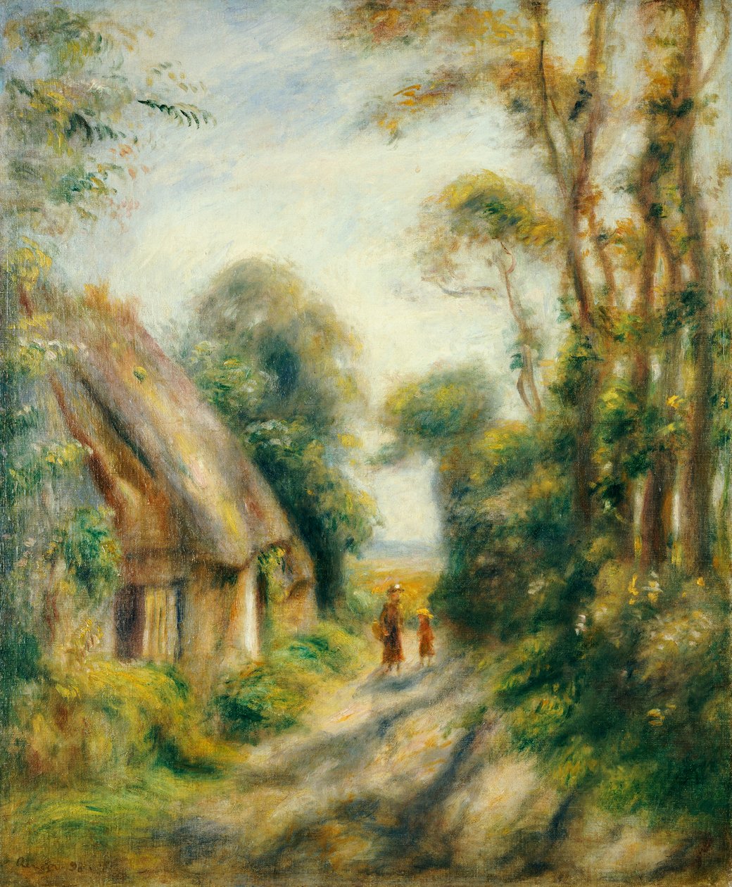 Die Vororte von Berneval von Pierre Auguste Renoir
