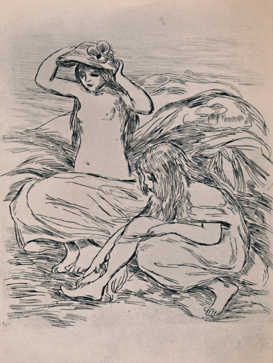 Zwei Badende, 1946 von Pierre Auguste Renoir