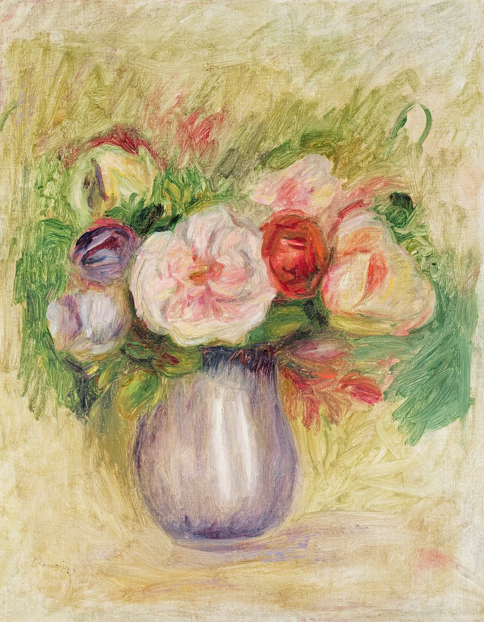 Blumenvase von Pierre Auguste Renoir
