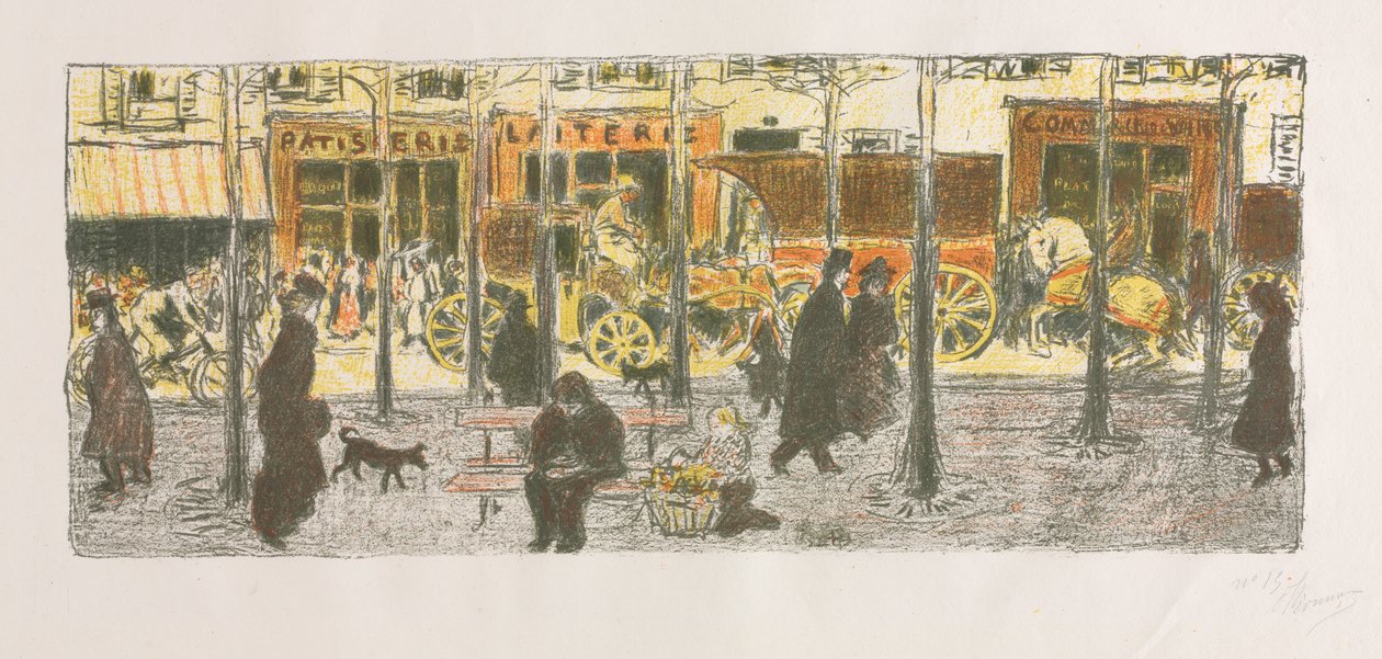 Boulevard von Pierre Bonnard