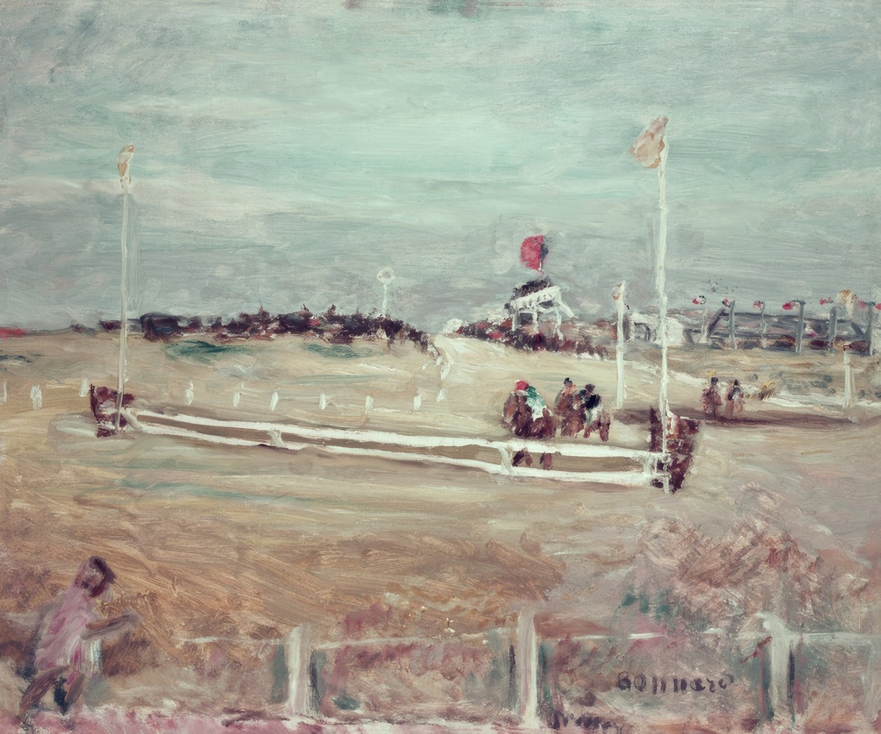 Courses a Boulogne von Pierre Bonnard
