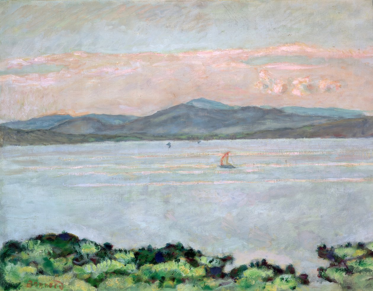 Der Golf von Saint-Tropez von Pierre Bonnard