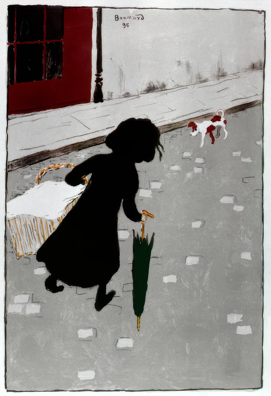 Die kleine Wäscherin von Pierre Bonnard