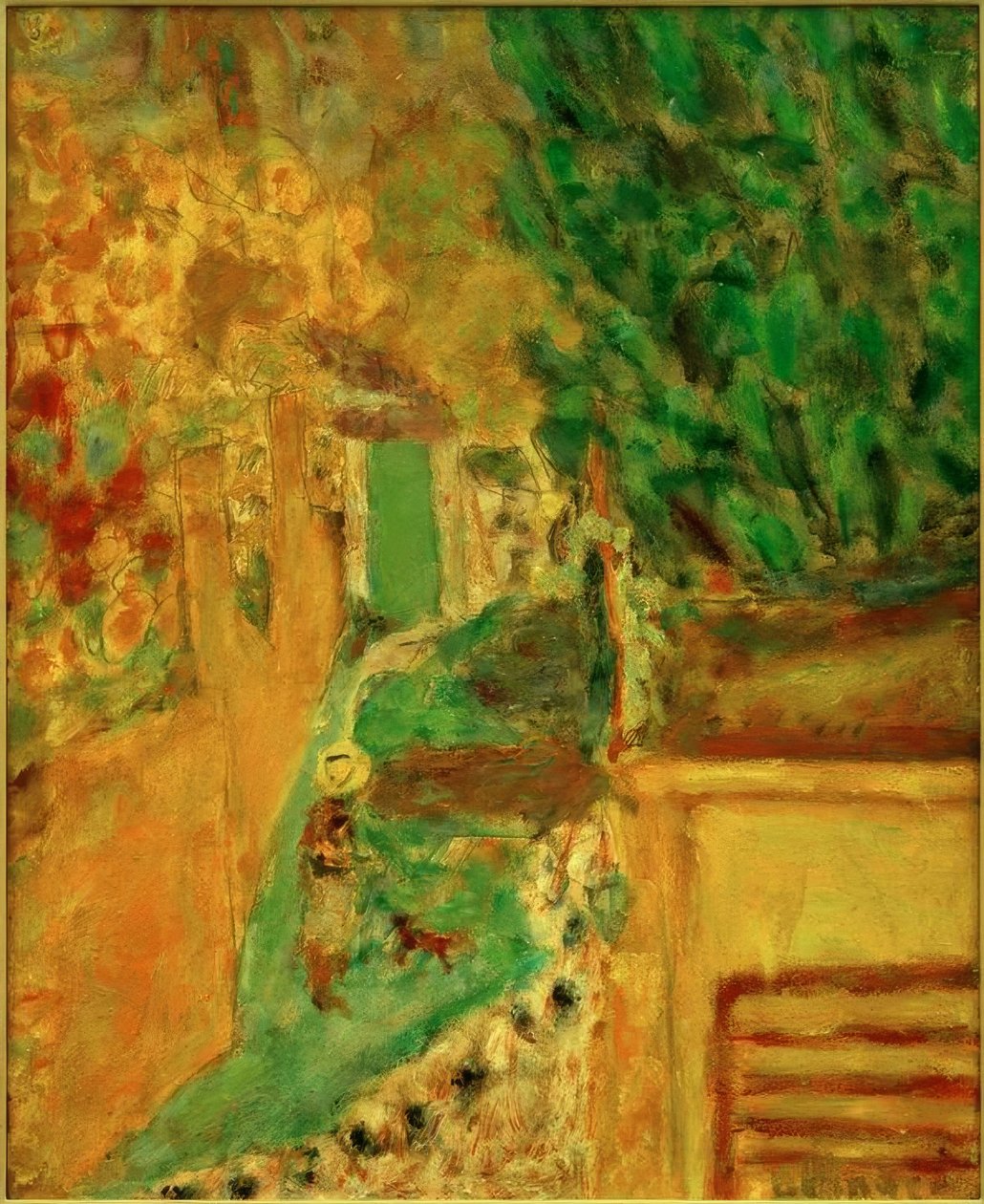 Treppe in Le Cannet von Pierre Bonnard