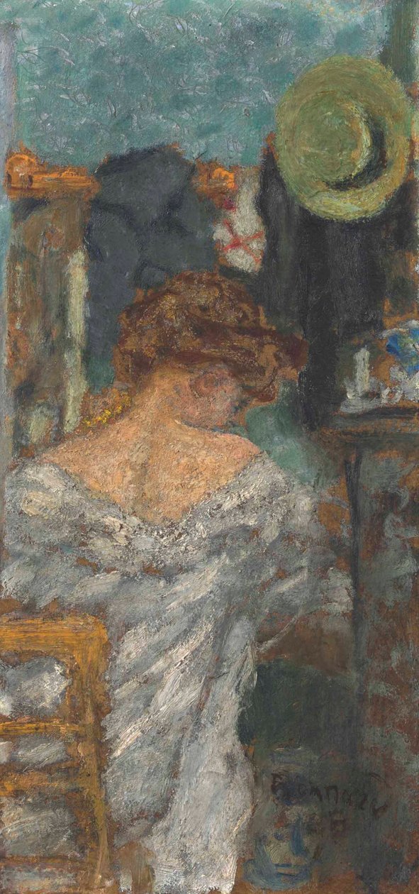 Sitzende Frau, von hinten von Pierre Bonnard