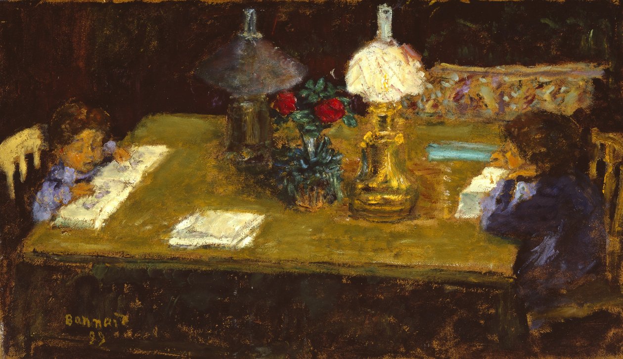 Innenraum: Die Terrasse Kinder von Pierre Bonnard