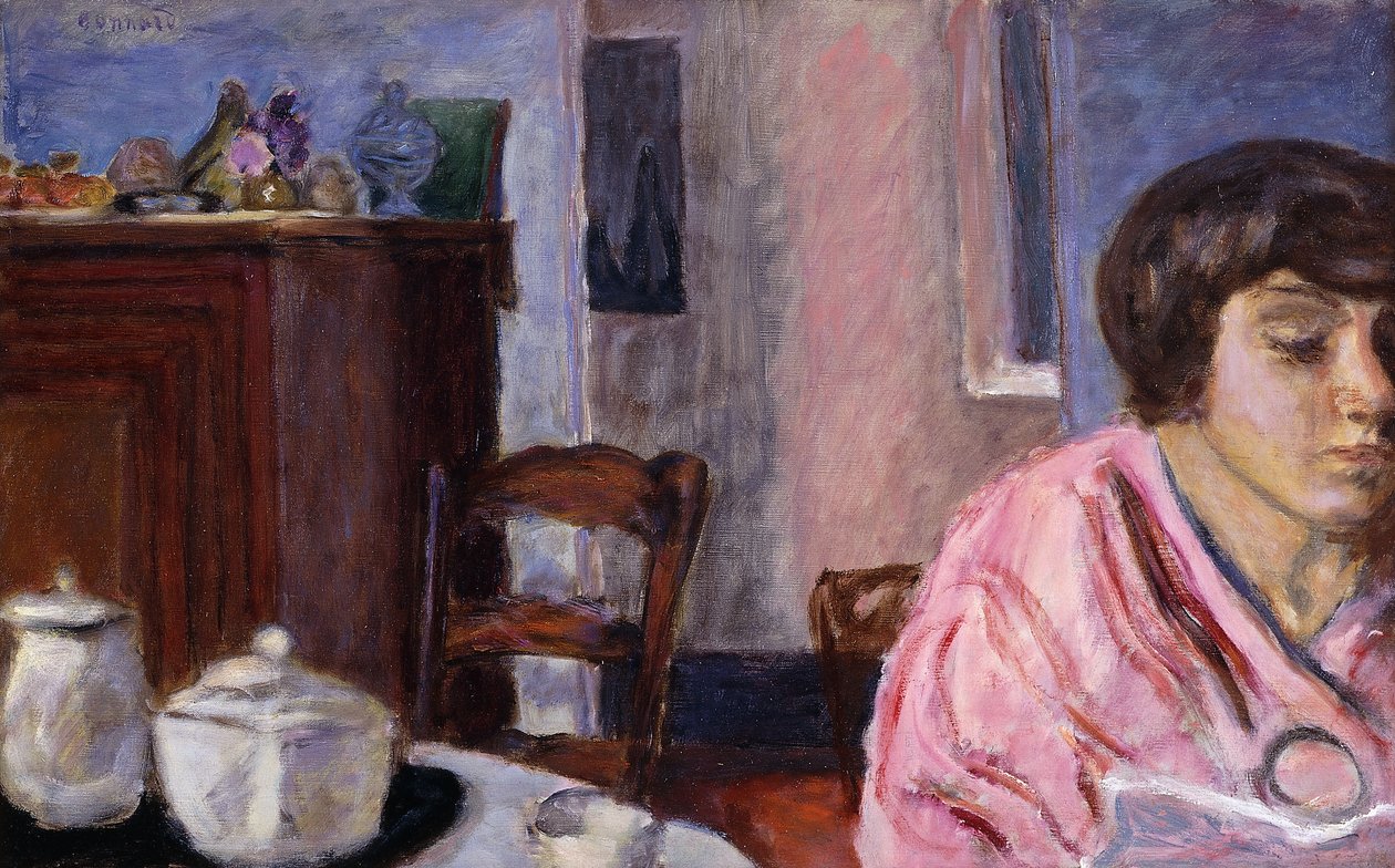 Innenraum mit Figur von Pierre Bonnard