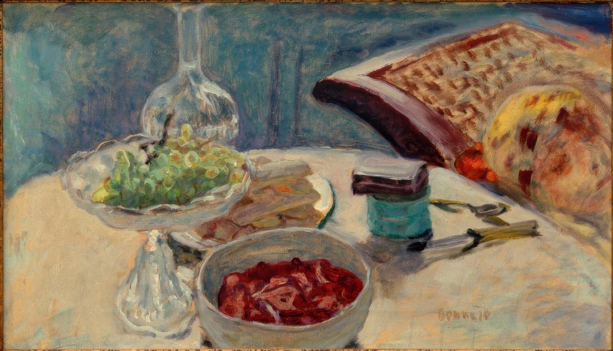 Stillleben mit Figur (Marthe Bonnard) von Pierre Bonnard