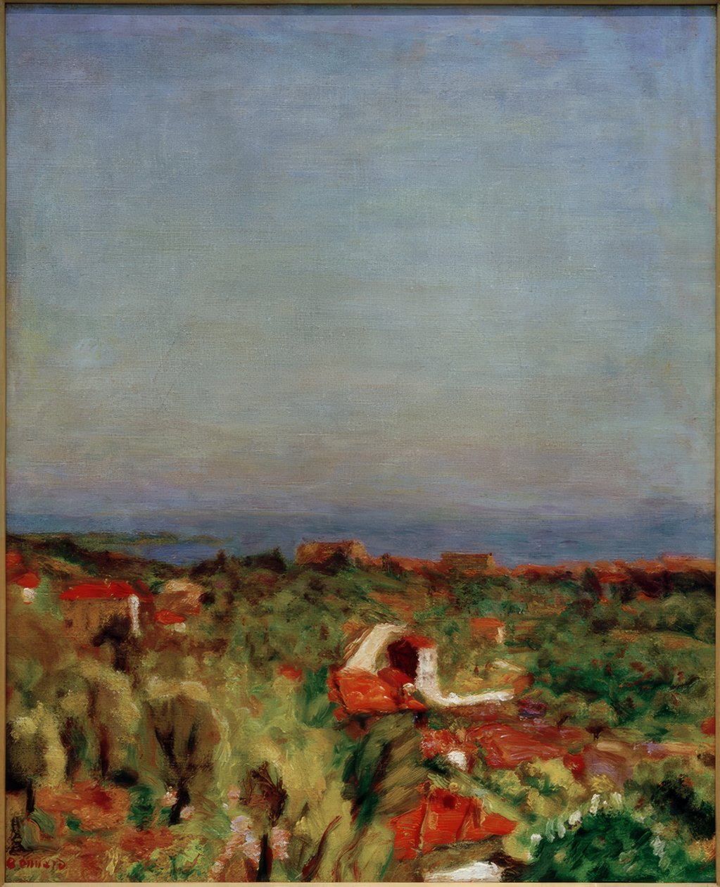 Mittelmeerlandschaft (Le Cannet) von Pierre Bonnard