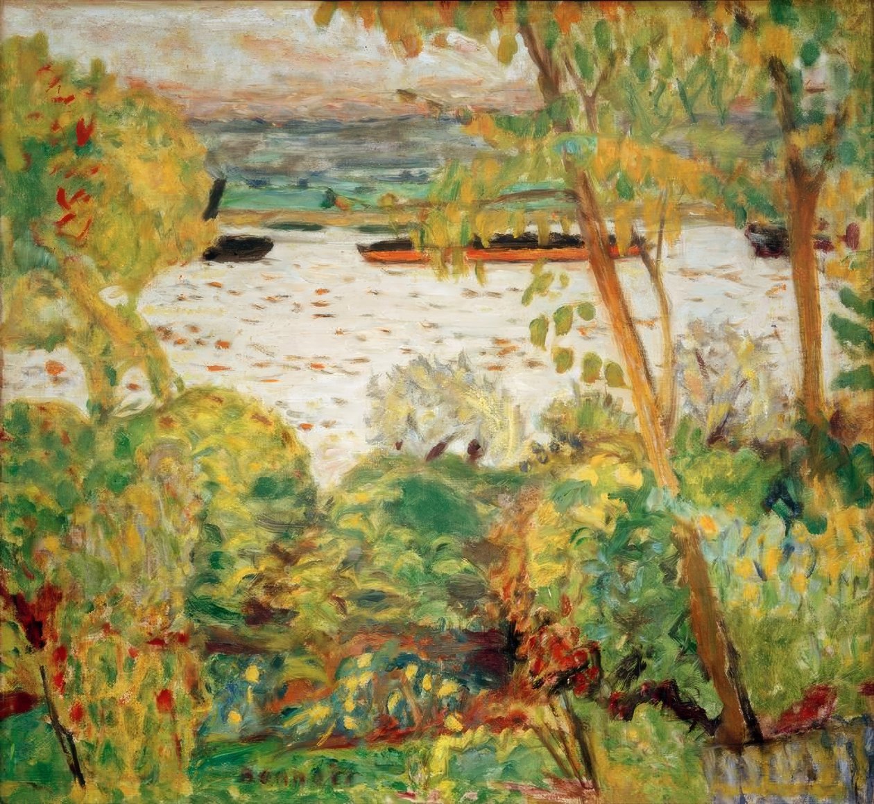 Schlepper in Vernon von Pierre Bonnard