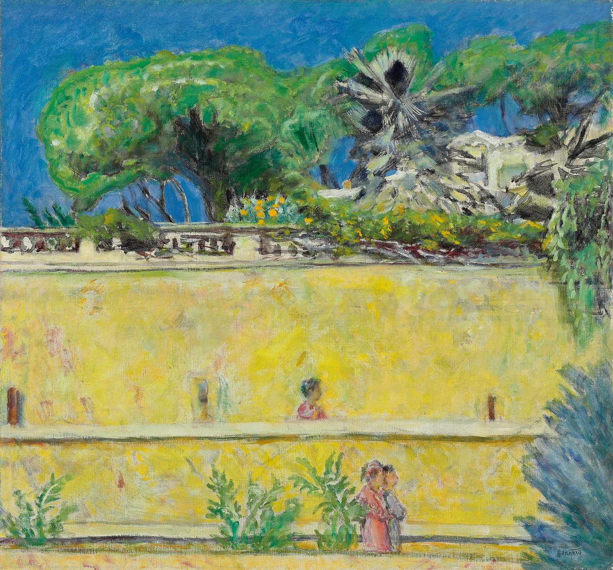 Terrasse am Mittag, ca. 1925 von Pierre Bonnard
