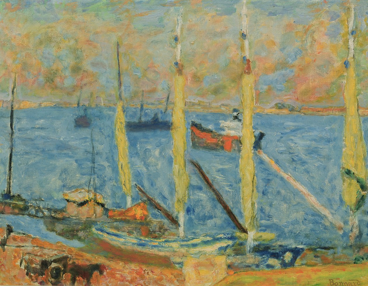 Der Hafen von St. Tropez, 1930 von Pierre Bonnard