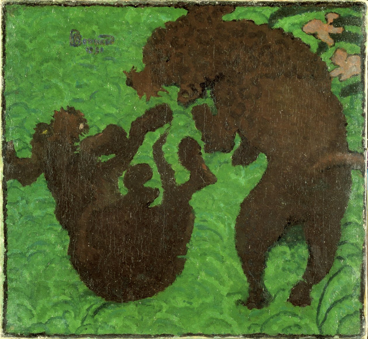 Zwei Pudel, 1891 von Pierre Bonnard