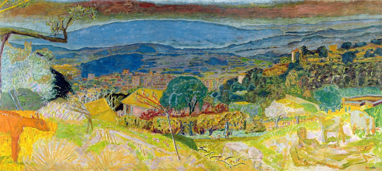 Blick auf Le Cannet, 1928 von Pierre Bonnard