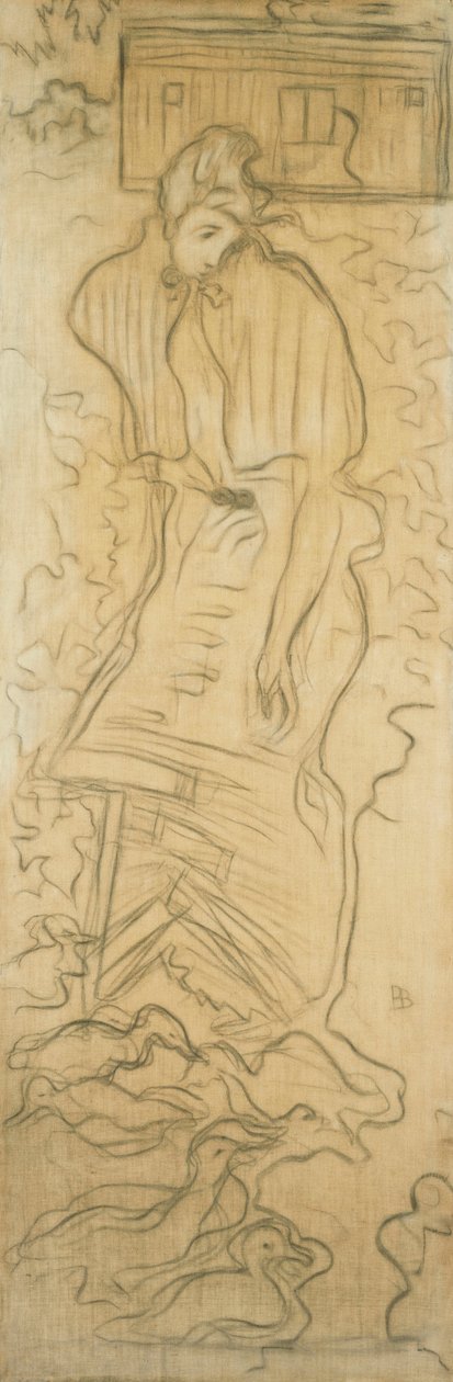 Frau mit Enten von Pierre Bonnard