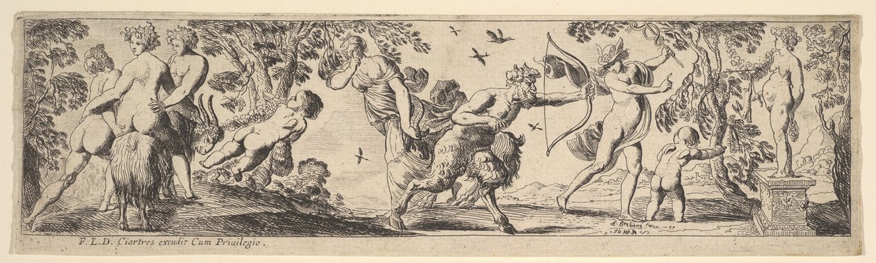 Bacchanal, 1615-42 von Pierre Brebiette