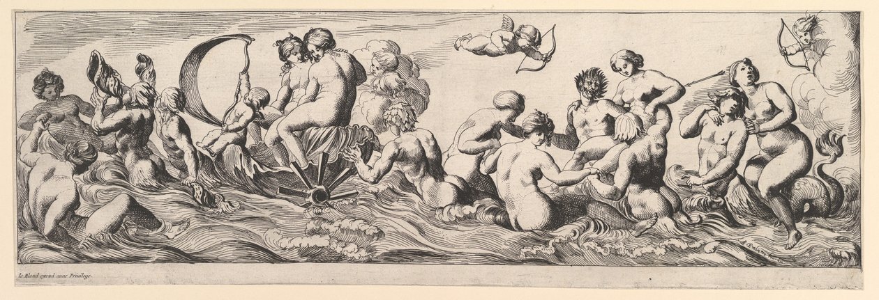 Bacchanal, 17. Jahrhundert von Pierre Brebiette