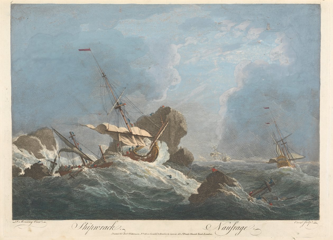 Schiffbruch von Pierre Charles Canot