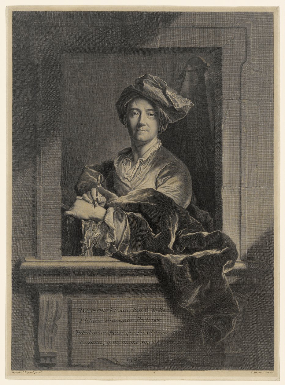 Hyacinthe Rigaud von Pierre Drevet