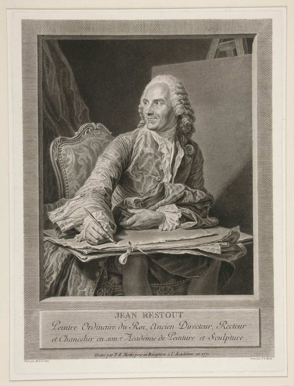 Jean Restout der Jüngere von Pierre Etienne Moitte