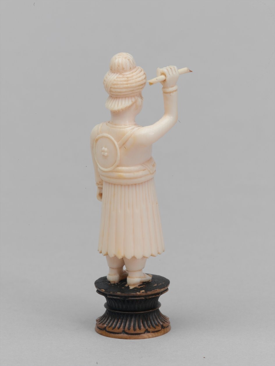 Schwarzer Bauer, Schachfigur, Indien von Pierre Eugene (after) Grandsire