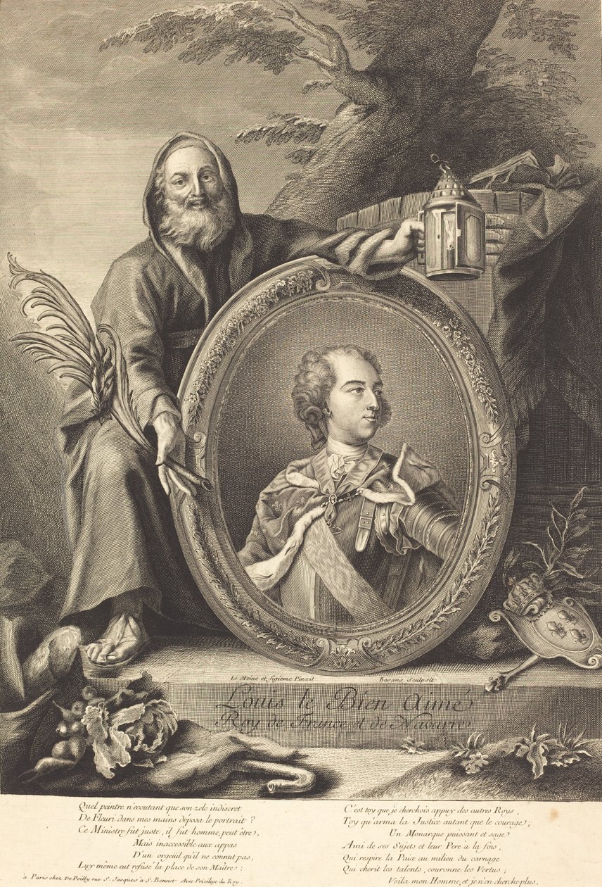Louis der Vielgeliebte von Pierre François Basan