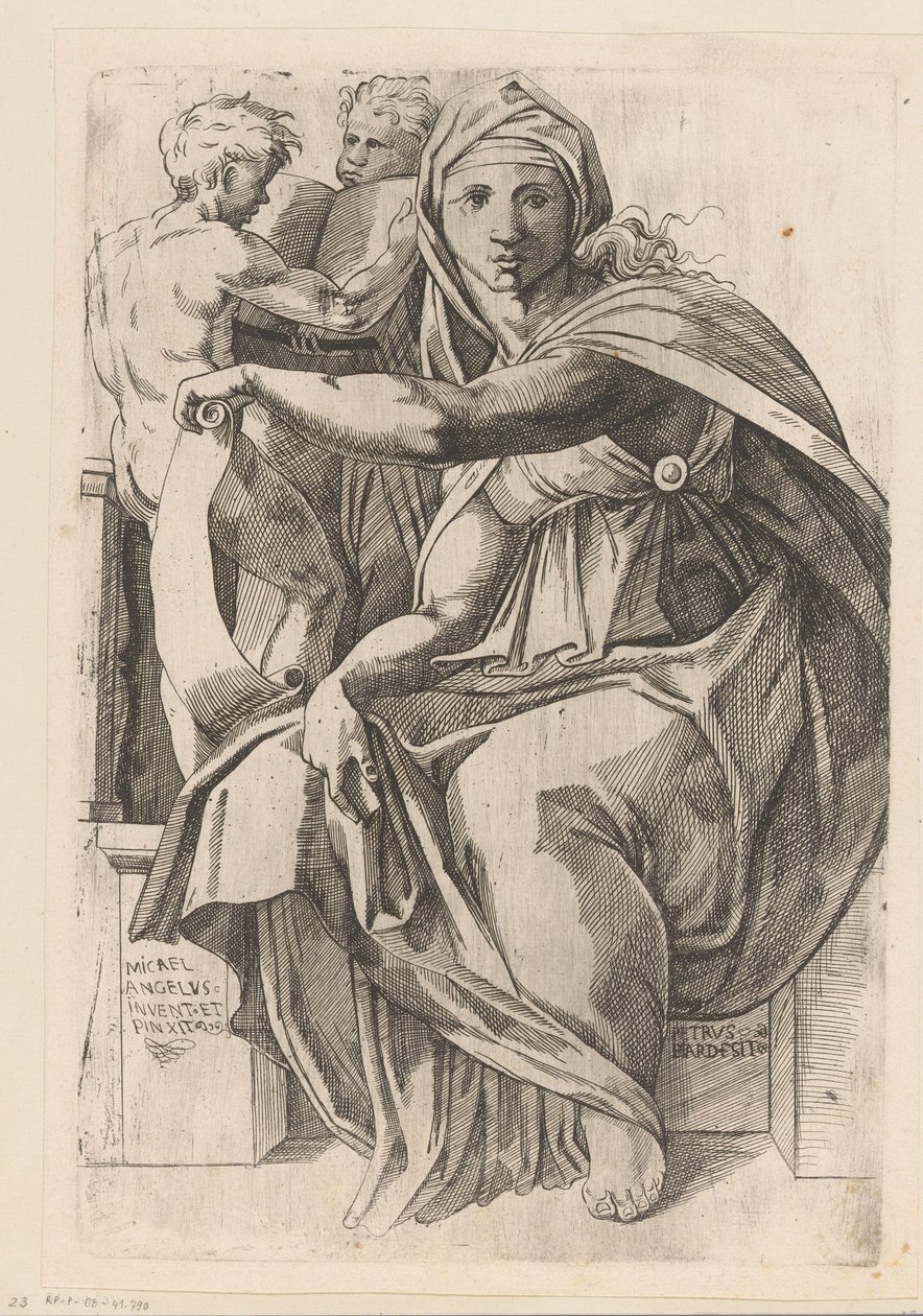 Delphische Sibylle von Pierre II Biard