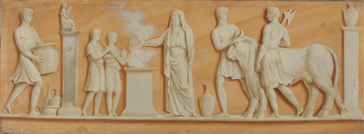 Überdachungsgemälde von Pierre II Rousseau