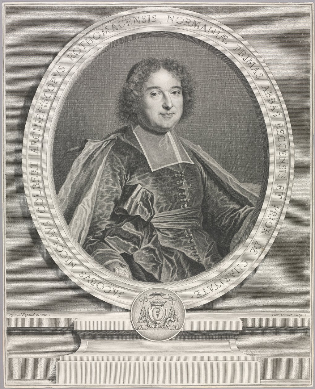 Jacques-Nicolas Colbert von Pierre Imbert Drevet