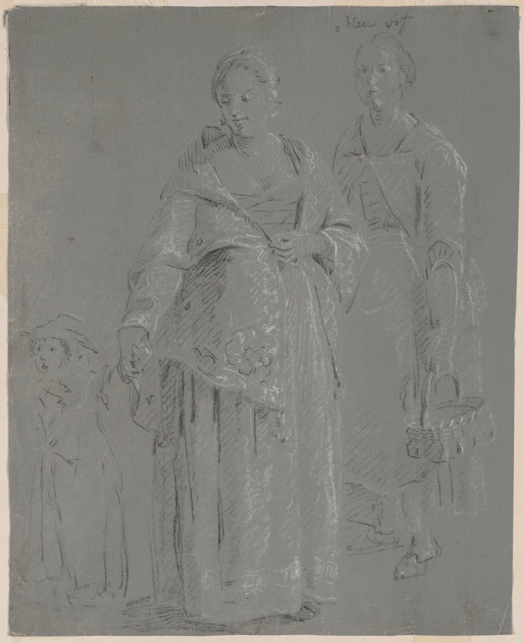 Drei Figuren von Pierre Jacques Volaire