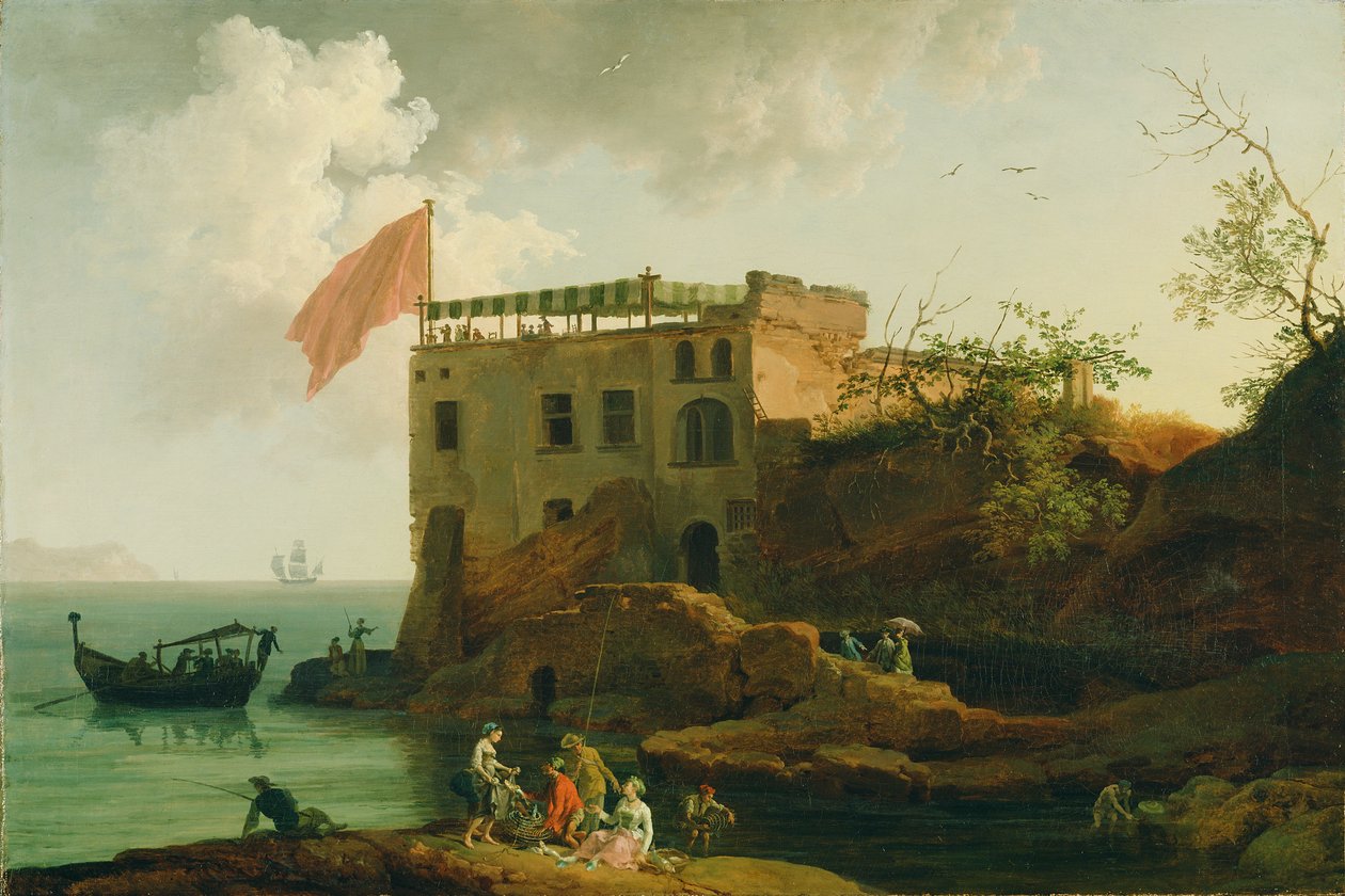 Ansicht von Gaiola, ca. 1770-90 von Pierre Jacques Volaire