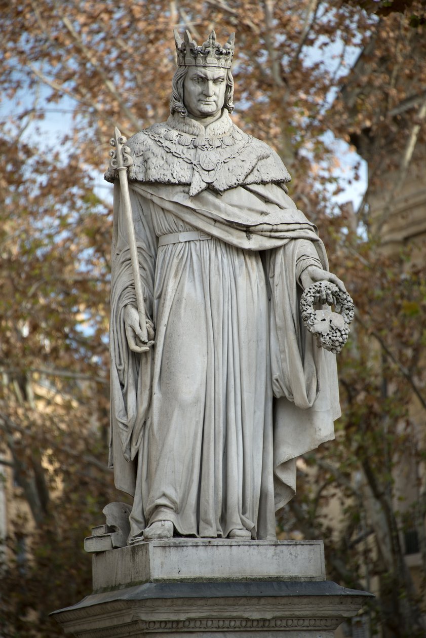 Statue von König René von Pierre Jean David dAngers