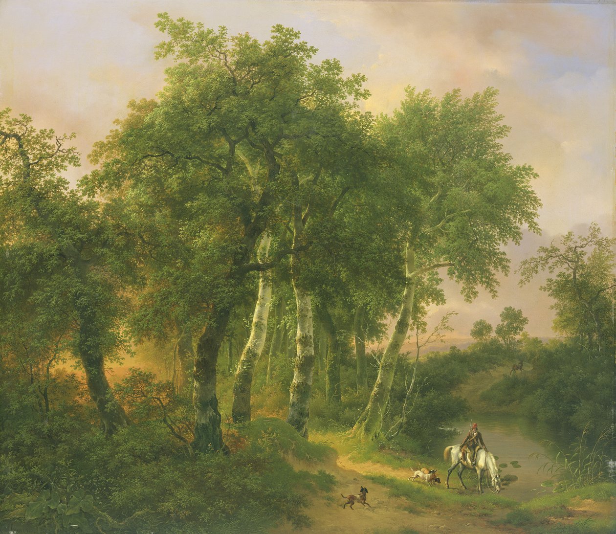 Landschaft in Geldern von Pierre Jean Hellemans