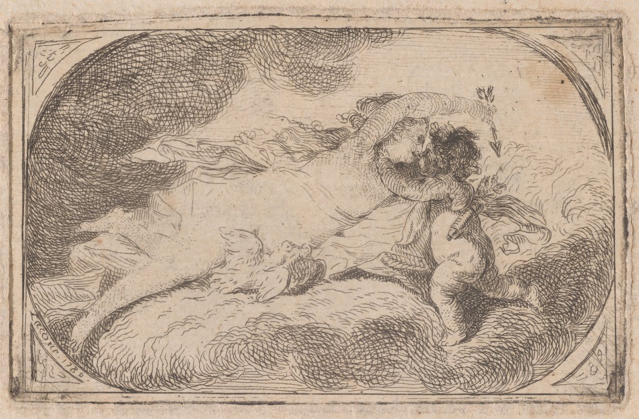 Venus und Amor von Pierre Lacour the Elder
