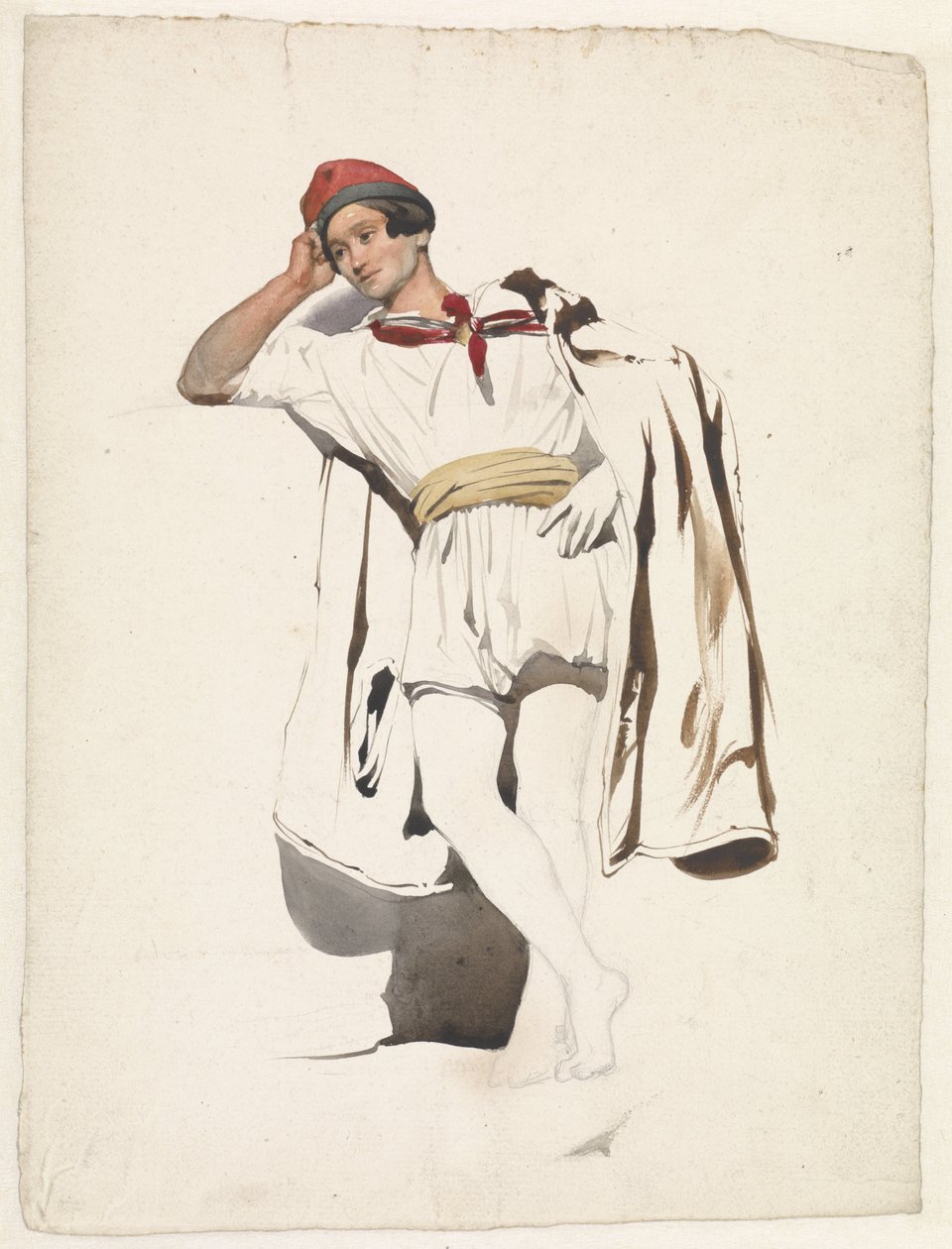 Stehender junger Mann von Pierre Louis Dubourcq