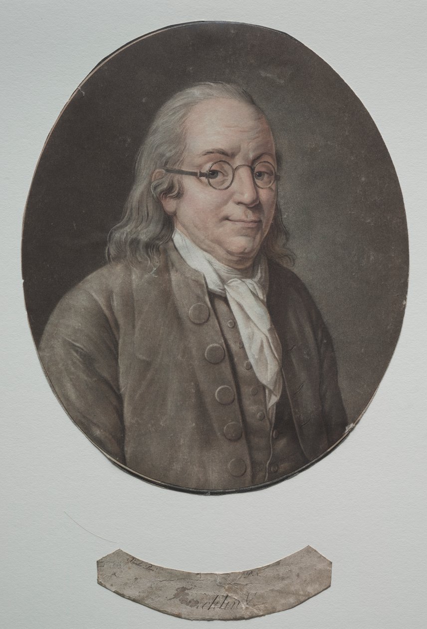 Benjamin Franklin von Pierre Michel Alix