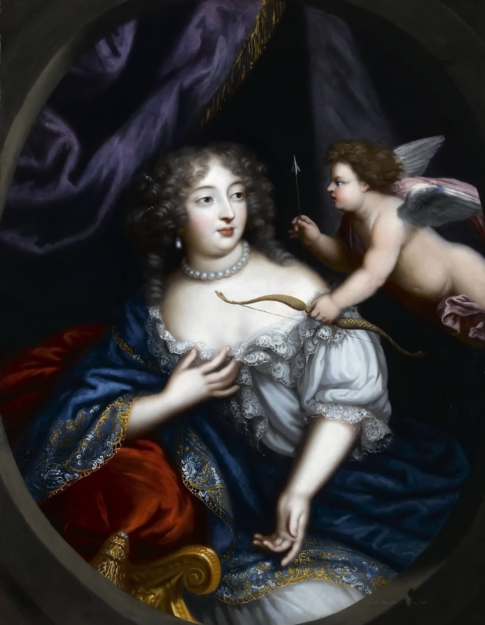 Françoise-Athénaïs de Rochechouart, Marquise de Montespan 1640-1707 von Pierre Mignard