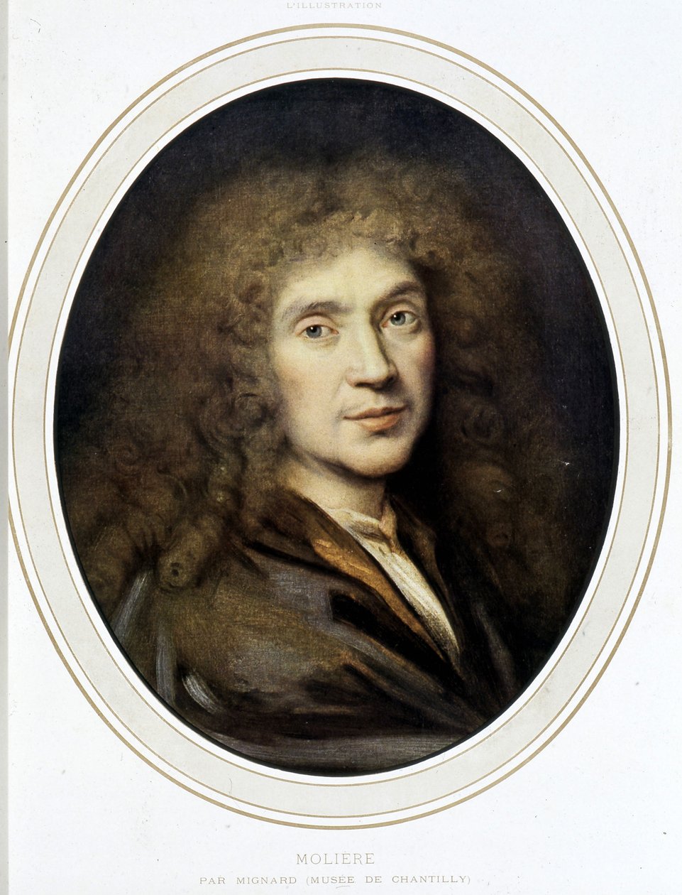 Molière von Mignard - Musée de Chantilly von Pierre Mignard