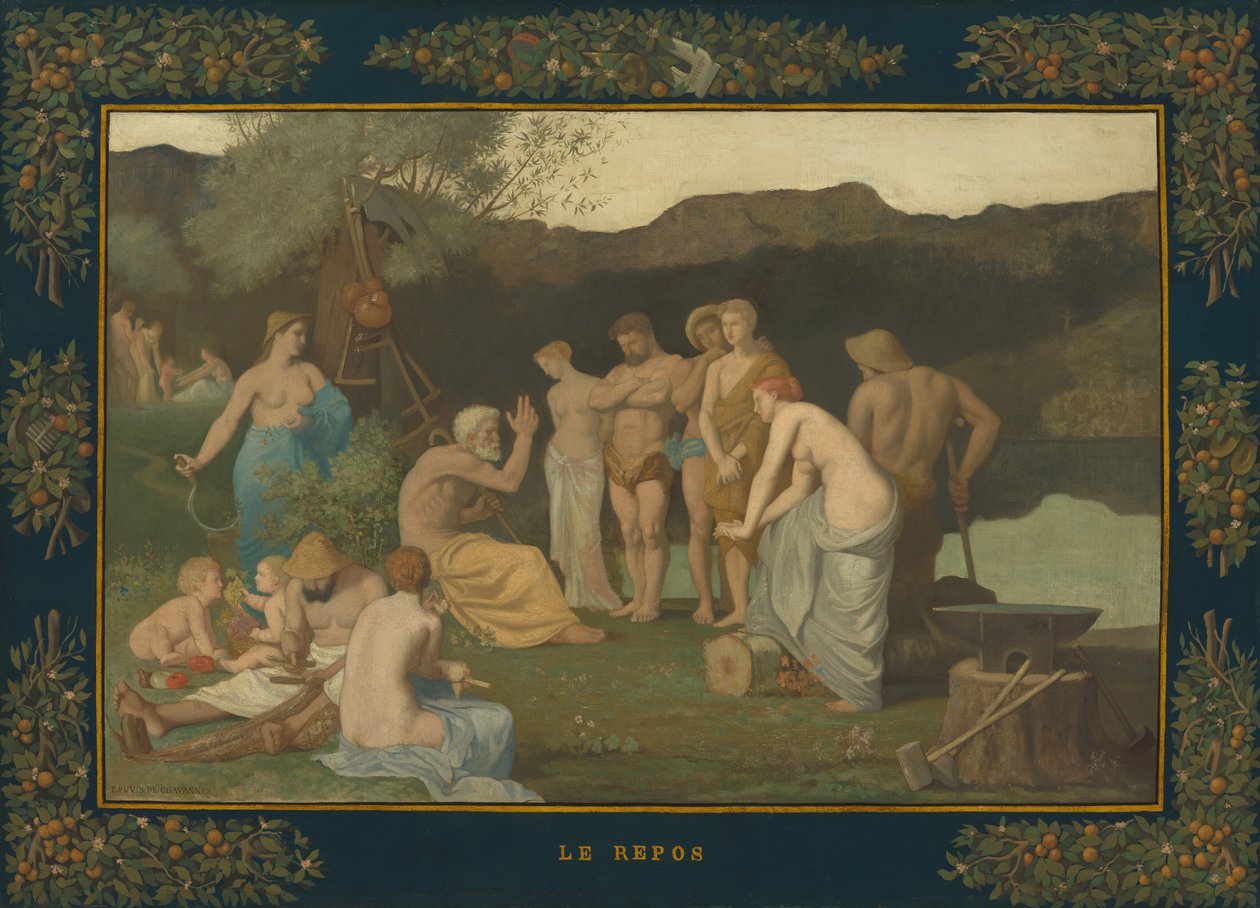 Ruhe von Pierre Puvis de Chavannes