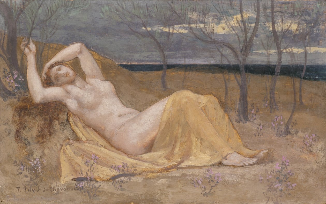 Tamaris, ca. 1886-87 von Pierre Puvis de Chavannes
