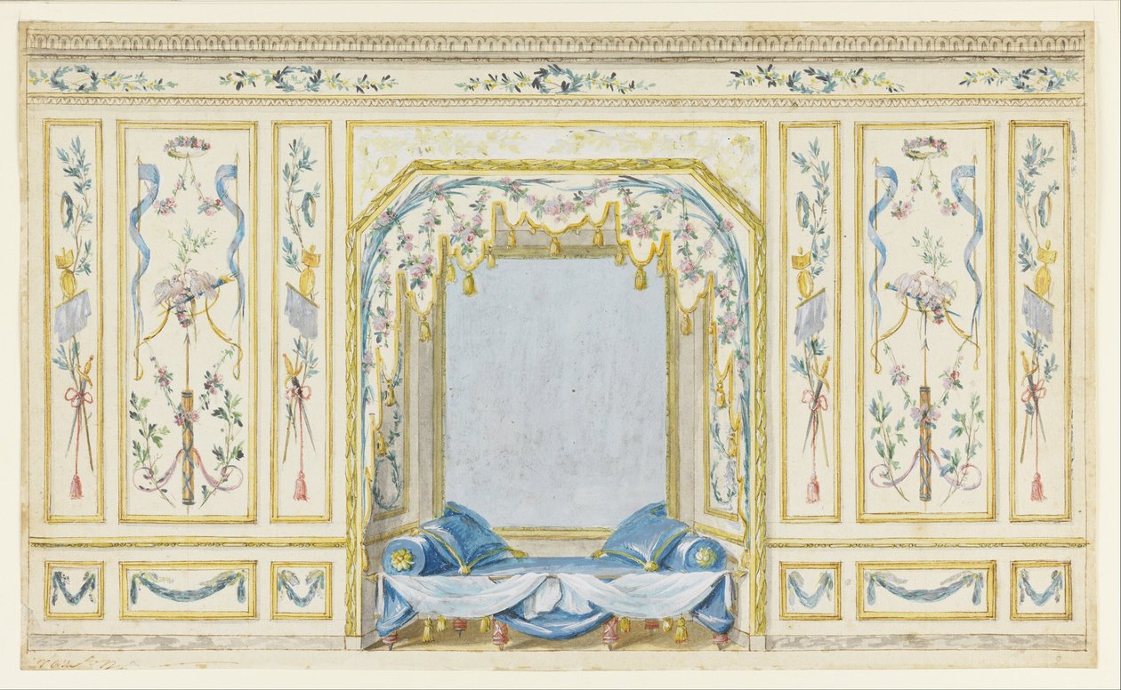 Wanderhebung der Schlafzimmernische von Pierre Ranson