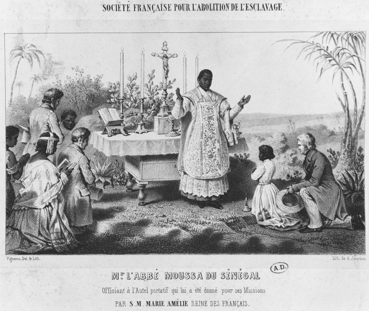 Abt Moussa, Senegal, ca. 1840 von Pierre Roch Vigneron