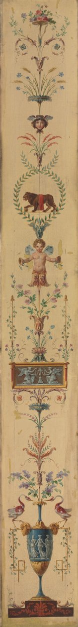 Dekoratives Panel, 1790er Jahre von Pierre Rousseau