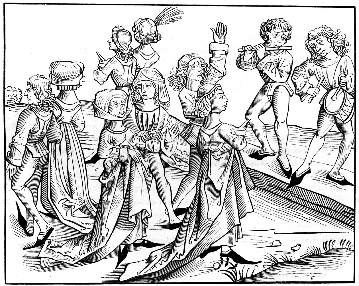 Weihnachtstanz, 1493 von Pierre Wolgmuth