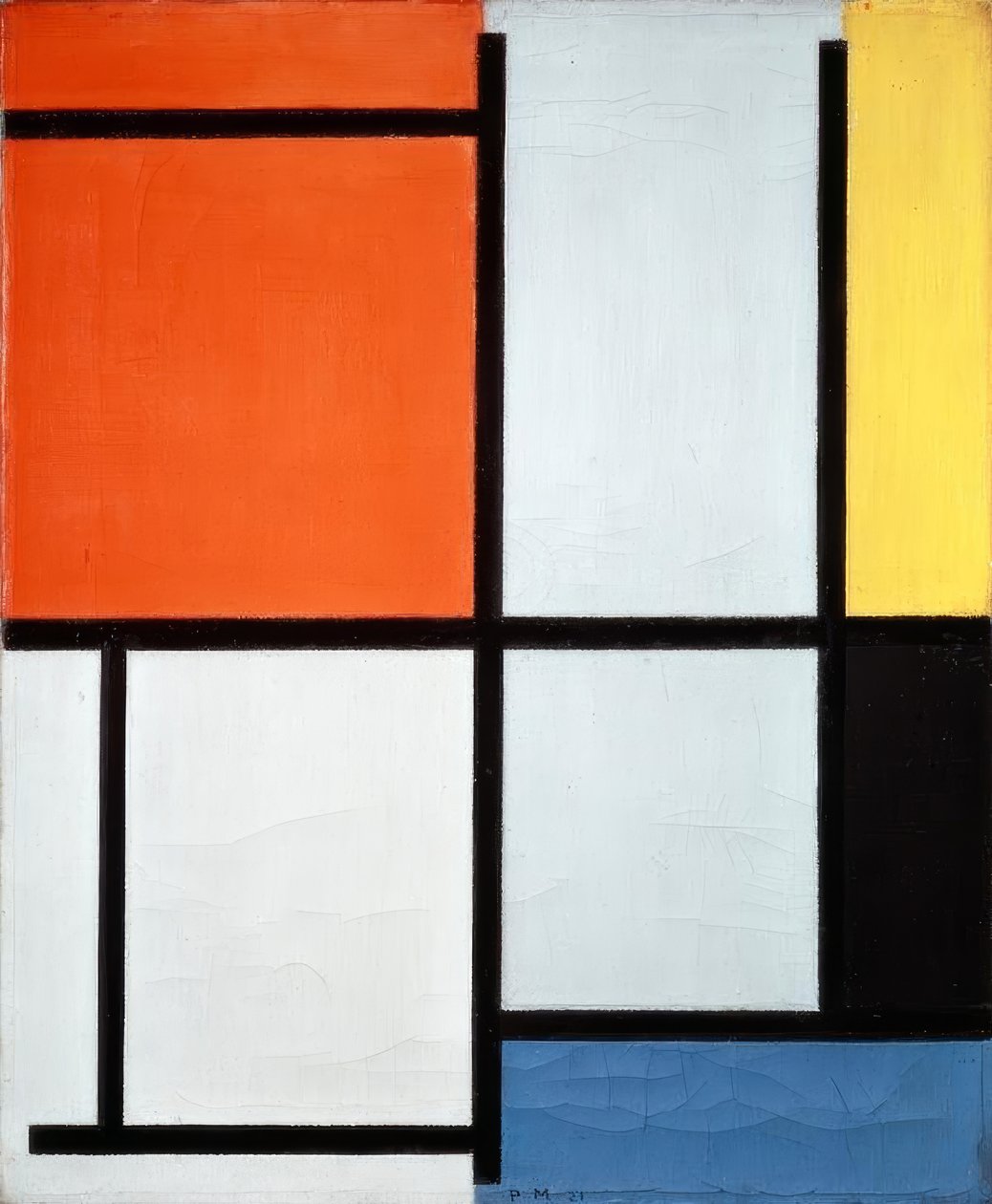 Komposition von Piet Mondrian