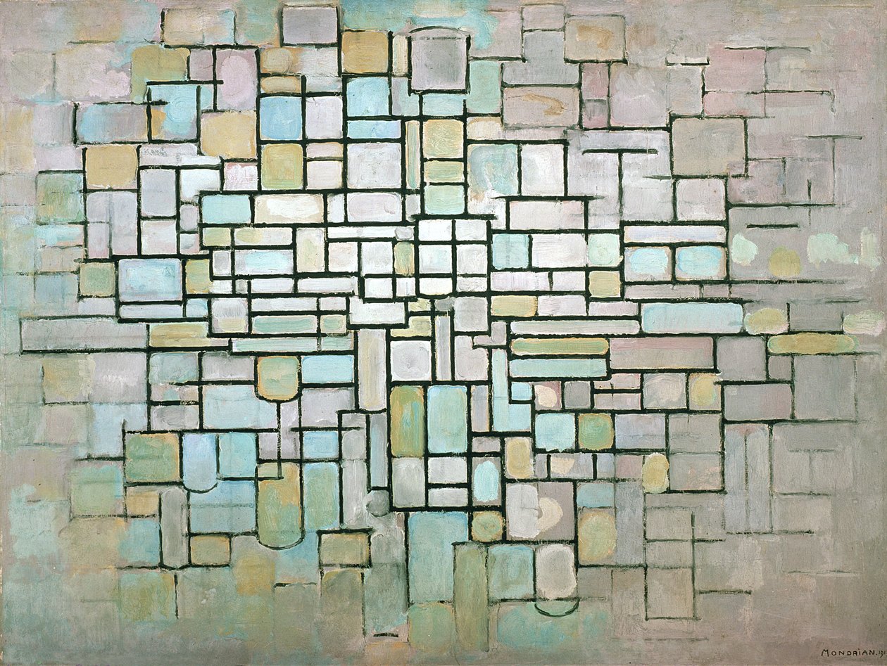 Komposition Nr. II, 1913 von Piet Mondrian