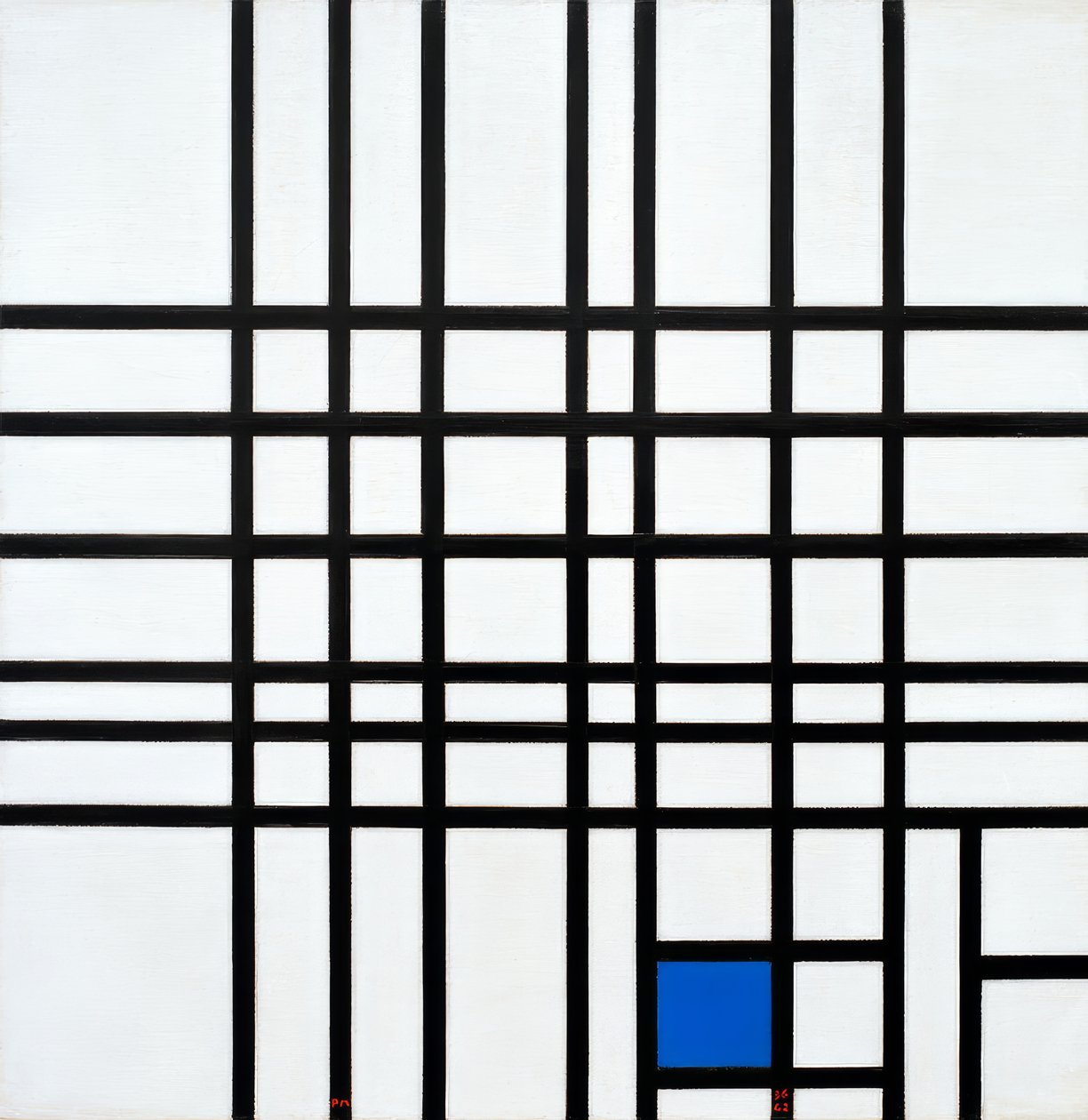 Komposition Nr. 12 von Piet Mondrian