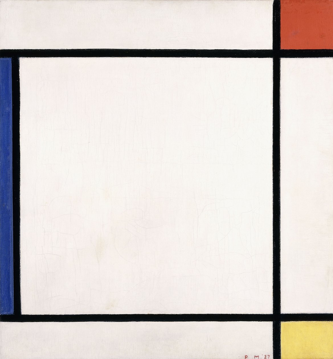 Komposition III mit Rot, Gelb und Blau von Piet Mondrian
