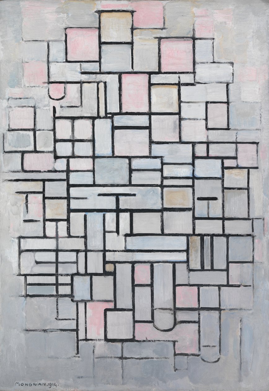 Komposition Nr. IV von Piet Mondrian
